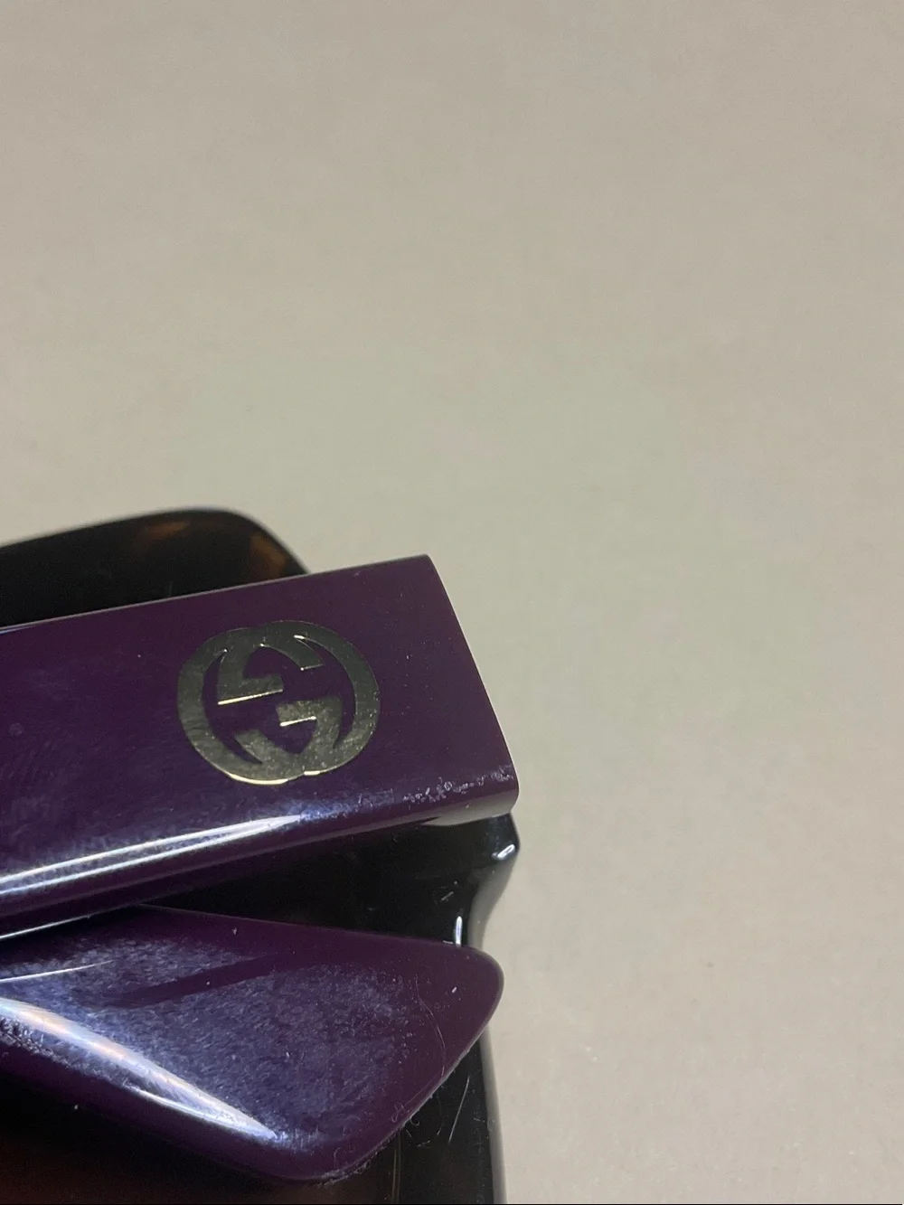 Gucci Tortoiseshell Square Sunglasses with Brown Lenses - Picture 8 of 10